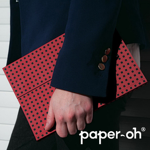 Paper-Oh横线页 Paperblanks副牌方孔学生笔记本手账软抄本记事本