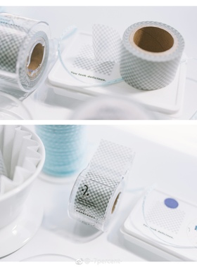 分装7percent 7％百分之7 loop spring春 胖透明手账盐系和纸胶带