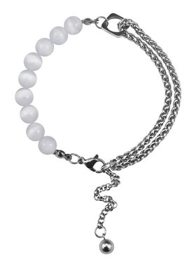 复古钛钢拼接手链男女百搭