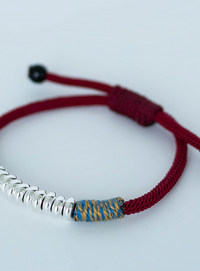 999银本命年女男红绳手链2026年