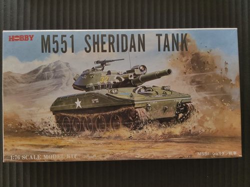 airfix 1/76 M551 谢里登轻型坦克  塑料拼装模型