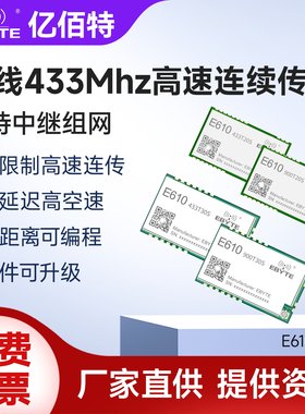无线433MHz高速连续传输模块