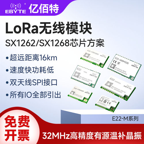 亿佰特无线通信新一代LoRa模块