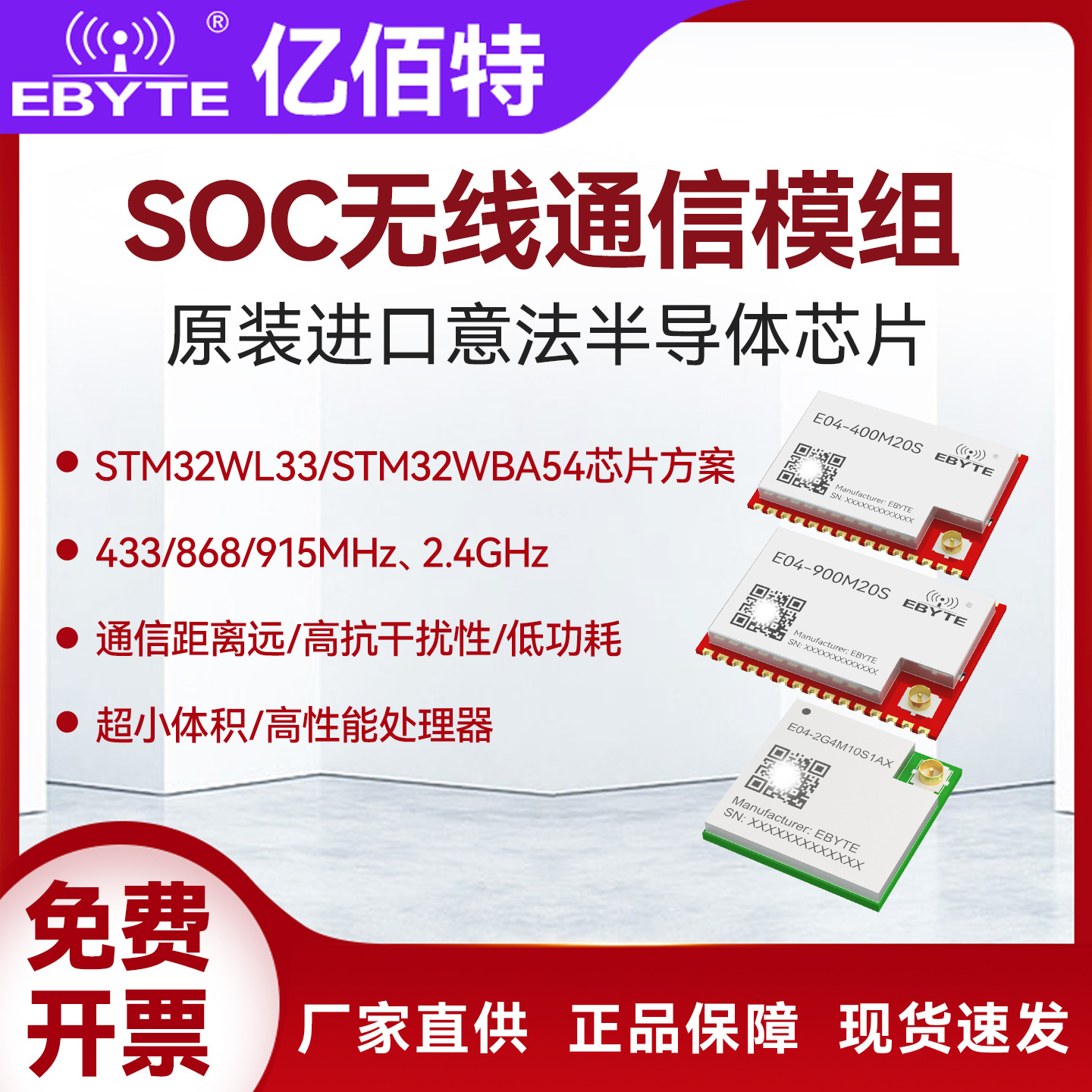 STM32WBA54/WL33无线模块