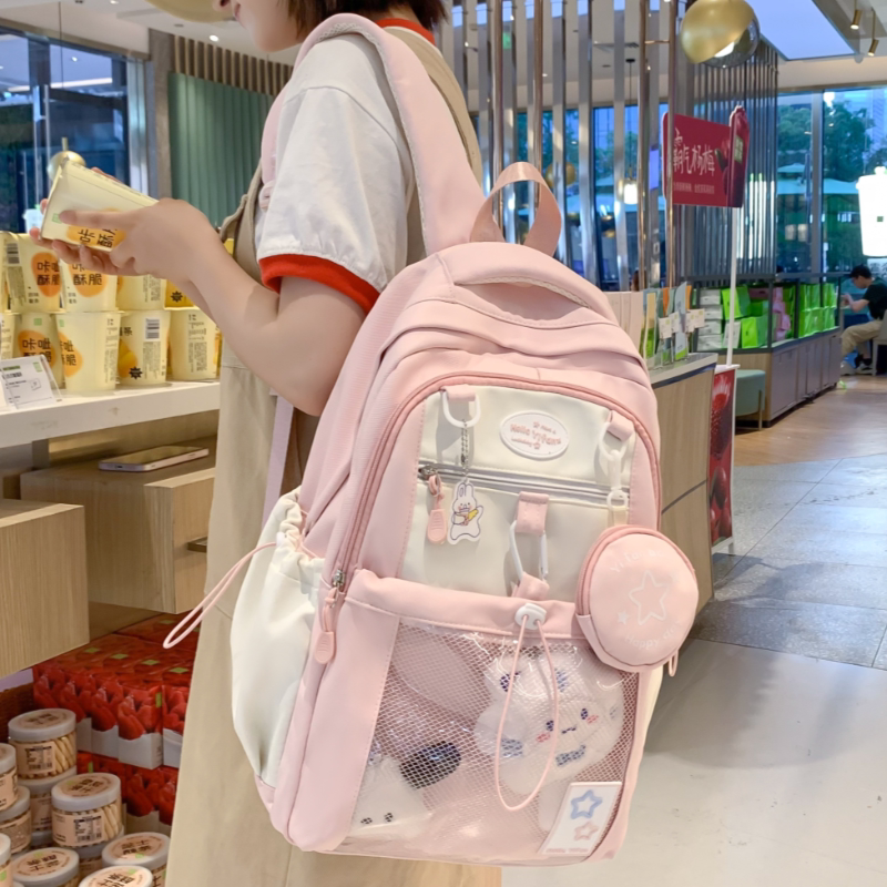 书包女孩高颜值双肩包