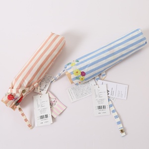 tutuanna正品女士洛丽塔田园风三折伞防晒防紫外线晴雨两用折叠伞