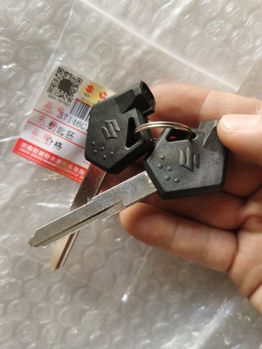 济南轻骑铃木摩托车配件UY125优友UU优驿车把锁钥匙胚子原车钥匙