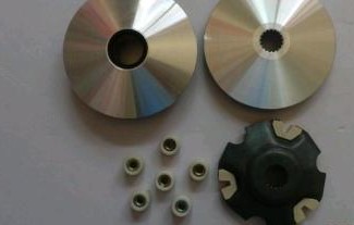 轻骑铃木摩托车配件QS150T超人驱动前盘普利盘风扇叶移动驱动面