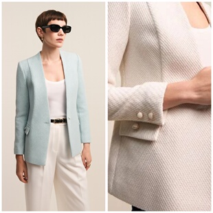 出口欧洲职业西装 气质OL通勤工作服高级感简约 外套女尾货正装