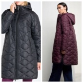 棉服女棉外套羽绒棉大码 出口德国外贸原单女棉衣超轻中长款 修身