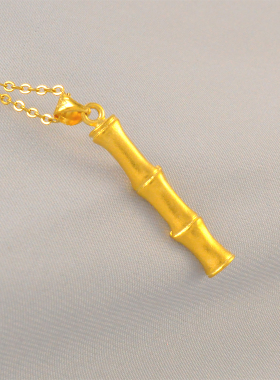 节节高竹节女款吊坠送链子