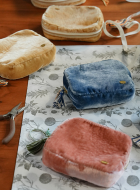 shannai原创「限定」文玩首饰包绒布收纳袋饰品手串饰品专用便携