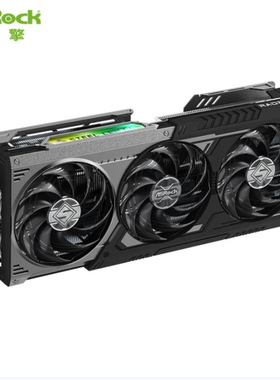 华擎 RX 9070 GRE Steel Legend Dark 钢铁传奇  12GB OC电竞显卡