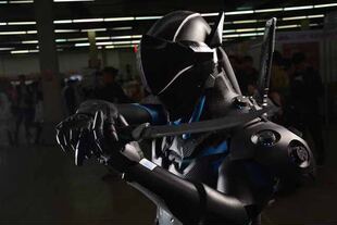 cosplay守望先锋碳黑源氏