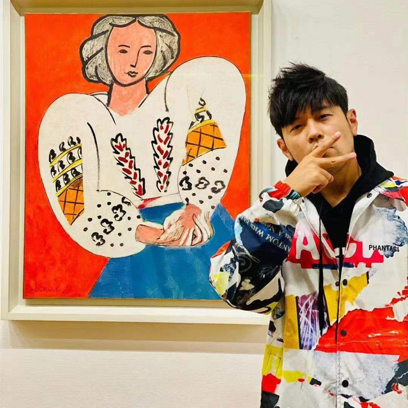 明星周杰伦同款外套秋季