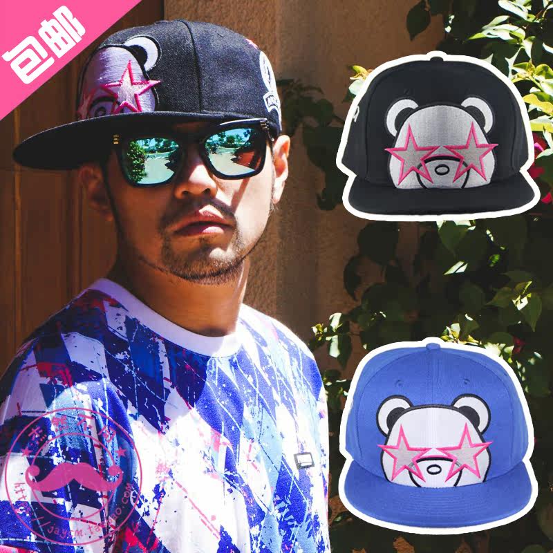 同款高密度刺绣明星棒球街舞帽子