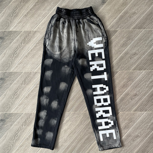Vertabrae sweatpants 扎染立体立体印花字母休闲运动裤休闲长裤