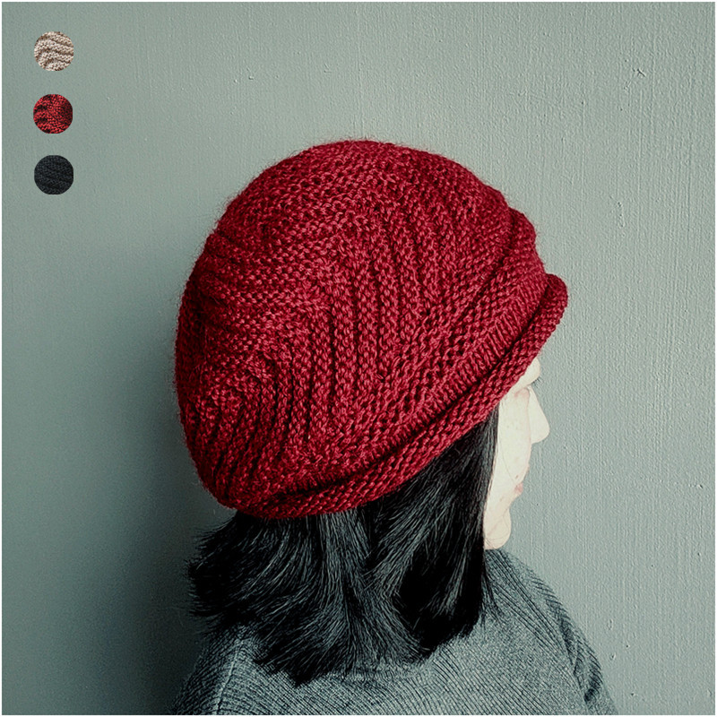 土豆夫人贝雷帽宽松大头女款冬季