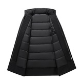 新款标鹅绒羽绒服风衣大衣中长款韩版英伦男女外套潮db269-P190，男装风衣，星座1210A