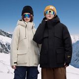 冬装新标短款连帽白鸭绒羽绒服百搭简约男女防寒外套DB259-P180，男装羽绒服，星座1210A