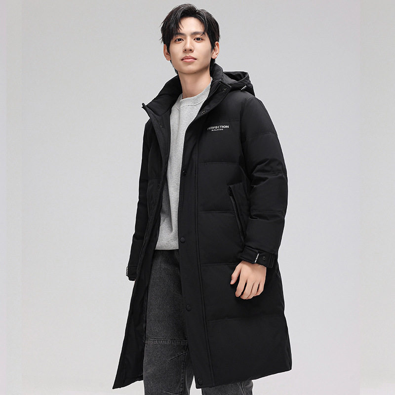 标90%白鸭羽绒服男士2025年冬季新款长款过膝H819-P220328,男装羽绒服,星座1210A