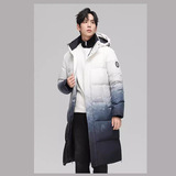 冬装90%白鸭绒羽绒服男新款长款过膝加长加厚保暖H81-P220328，男装羽绒服，星座1210A
