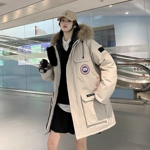 羽绒服情侣高板08远征中长款加厚派克工装加拿大运动韩版外套P200图片