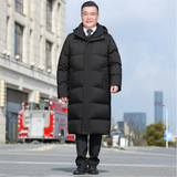 2025年90%白鸭绒羽绒服长款压胶加厚保暖外套男士P260368元，男装羽绒服，星座1210A