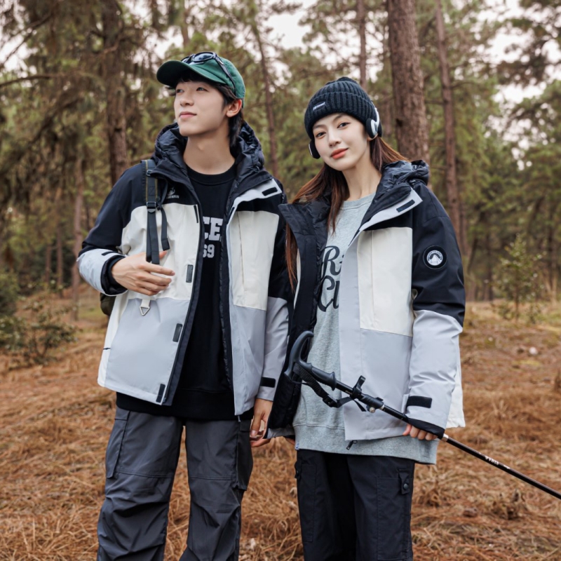 标90%绒三合一户外工装情侣冬季新款羽绒服情侣款潮DB2517-P290，男装羽绒服，星座1210A