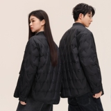 标90%秋冬潮牌轻薄时尚立领衬衫菱形男女白鸭绒羽绒服外套P210，男装羽绒服，星座1210A