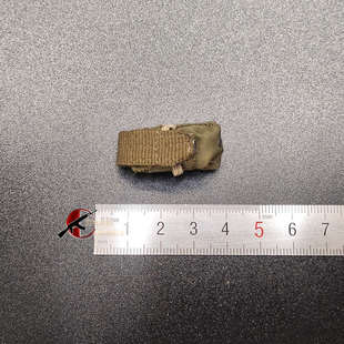 清仓 1/6比例 兵人 SS 绿色 电台包 模型  现货
