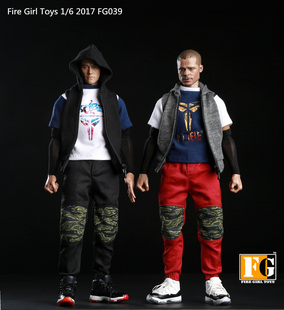 套装 Fire Girl FG039 2017 Toys 现货 潮流迷彩帽衫 衣服AB款