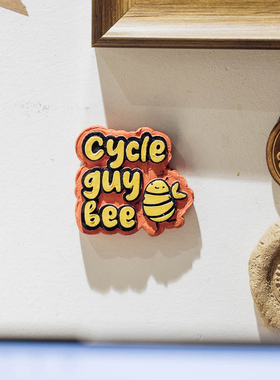 Cycle/psycho guy bee常州文创冰箱贴包挂手工创意纪念品
