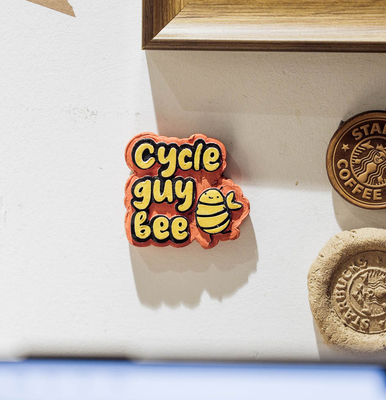 Cycle/psycho guy bee常州文创冰箱贴包挂手工创意纪念品