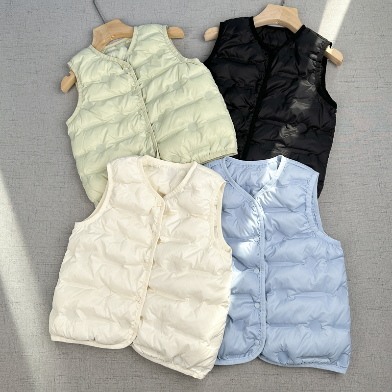 90绒~无缝轻薄羽绒马甲内胆