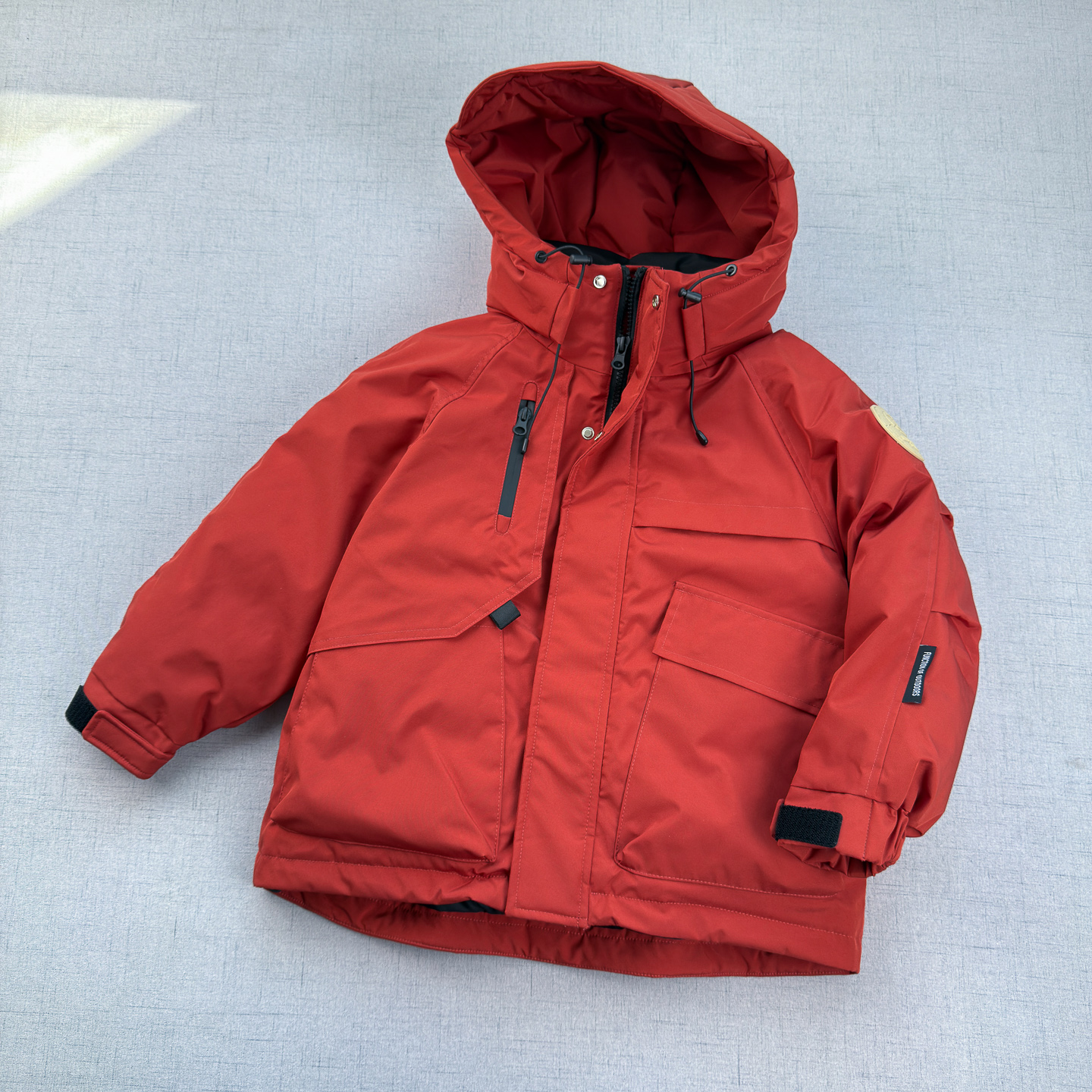 90绒工装厚羽绒服鸭绒外套