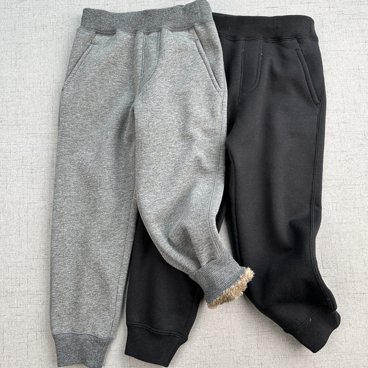 长裤一体长绒加绒运动裤