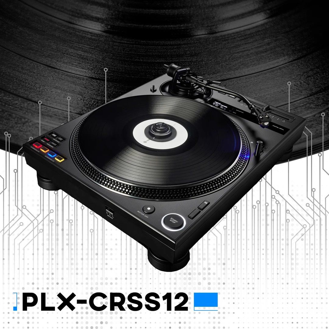 先锋PLX-CRSS12唱机数码DJ黑胶控制器DVS控制搓碟全新款正品国行