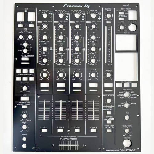 先锋面板DJM混音台铁面板DJ配件