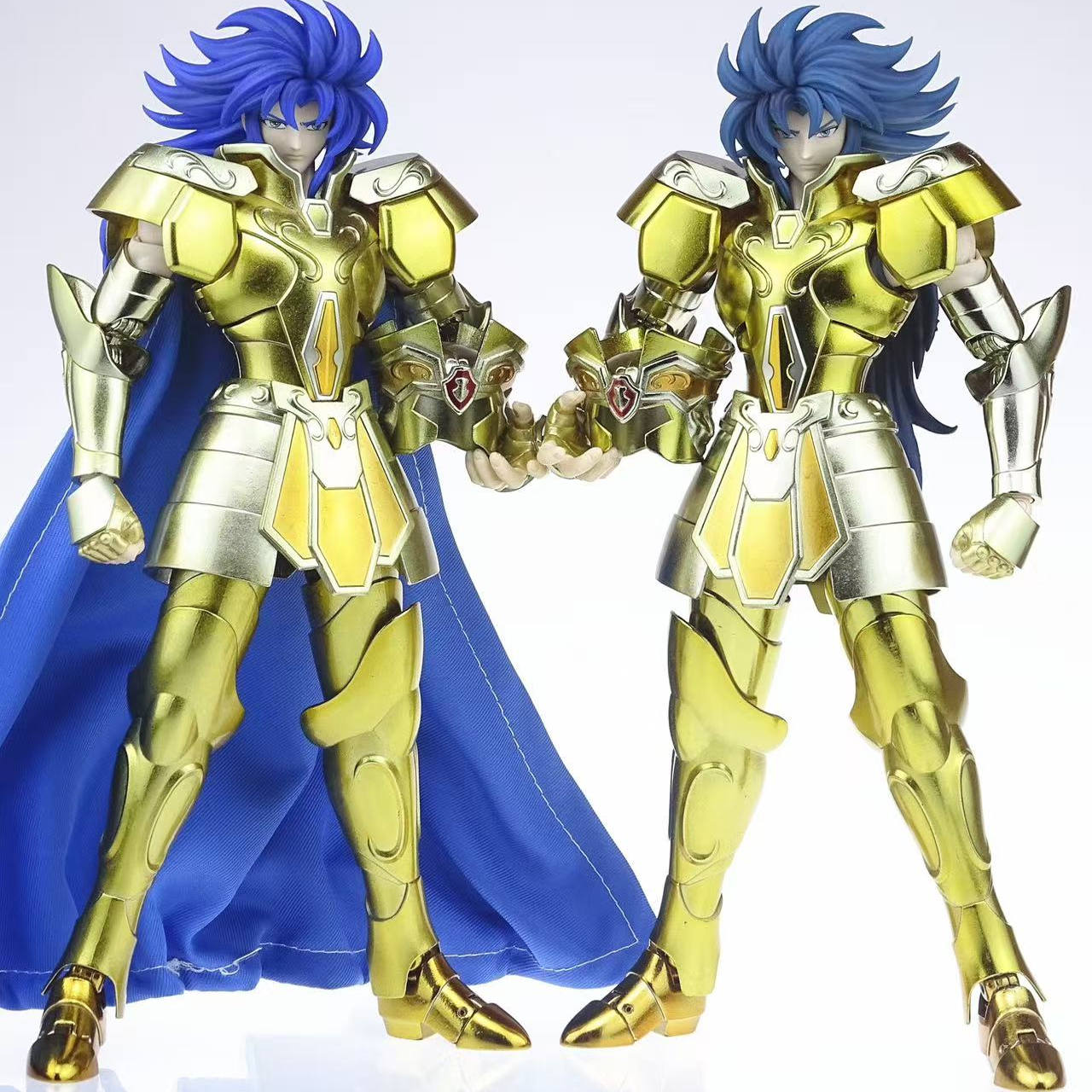 现货mst双子座plus 3.0黄金圣衣斗士神话exm双子座撒加加隆 25cm