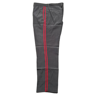 春夏薄两道杠保安基础款水泥灰色斜插袋休闲工作劳保长裤K719包邮