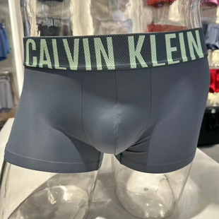 CK内衣25秋季男网眼拼接低腰防夹臀四角裤平角内裤NB4401