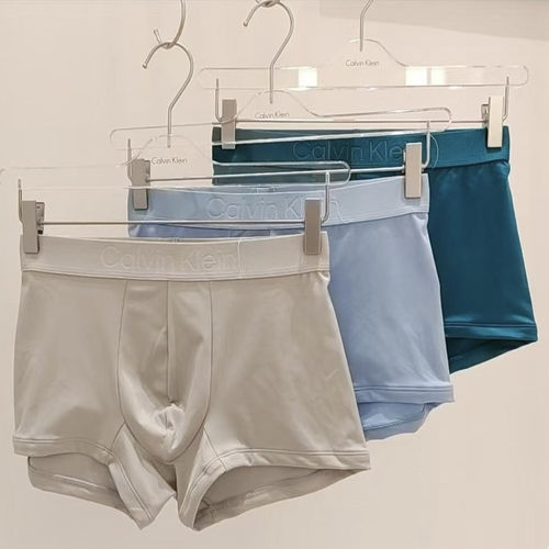 【吸湿速干黑标系列】CK内衣25秋季新款男轻薄顺滑防夹臀平角内裤