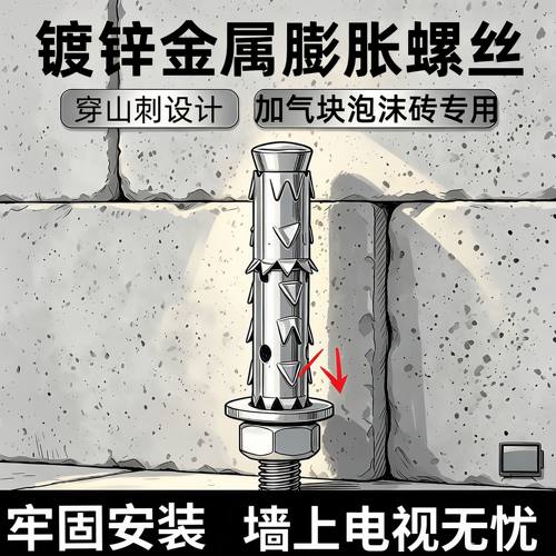 安装螺丝膨胀泡沫空心墙专用