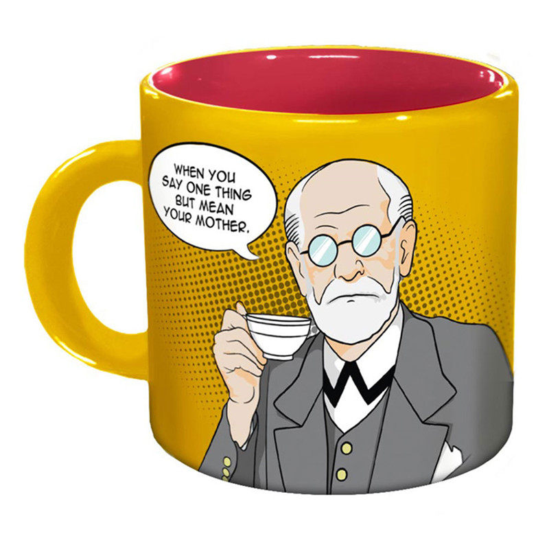 正品美国upg弗洛伊德freudian sips马克杯陶瓷咖啡杯 德国直邮