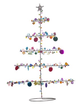 德国彩珠铁线波希米亚直邮摆件