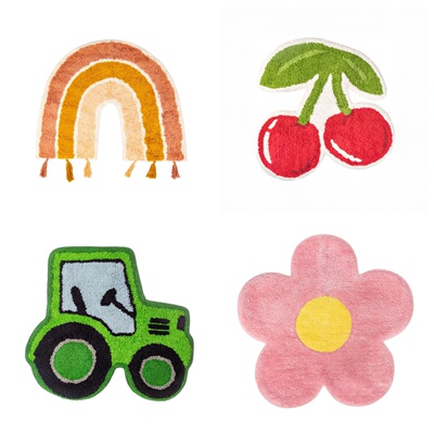 Sass&Belle儿童房可爱全棉地毯