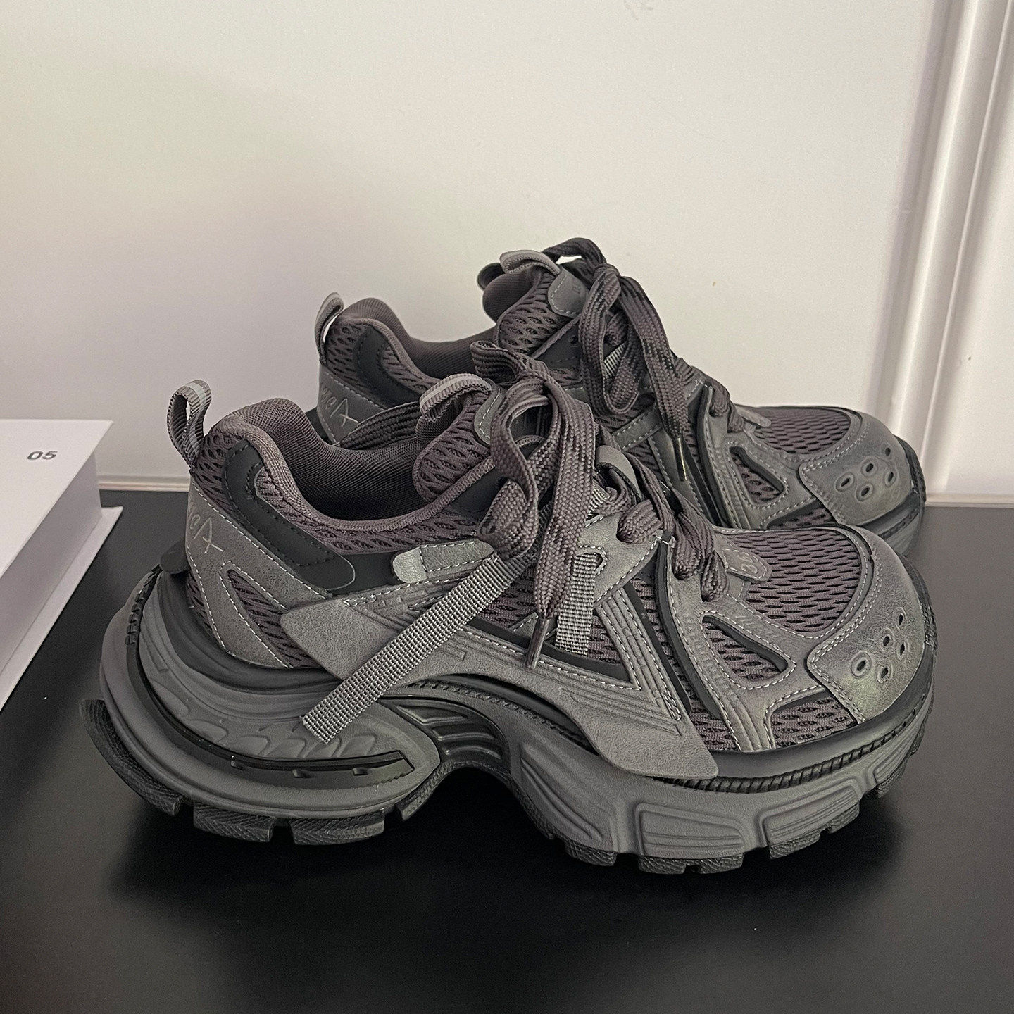 [明星同款]厚底5cm增高老爹鞋女2025秋冬百搭复古小个子轻便休闲