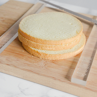 10mm切片饼干蛋糕塔皮新手工具 Kookery亚克力厚度平衡尺2