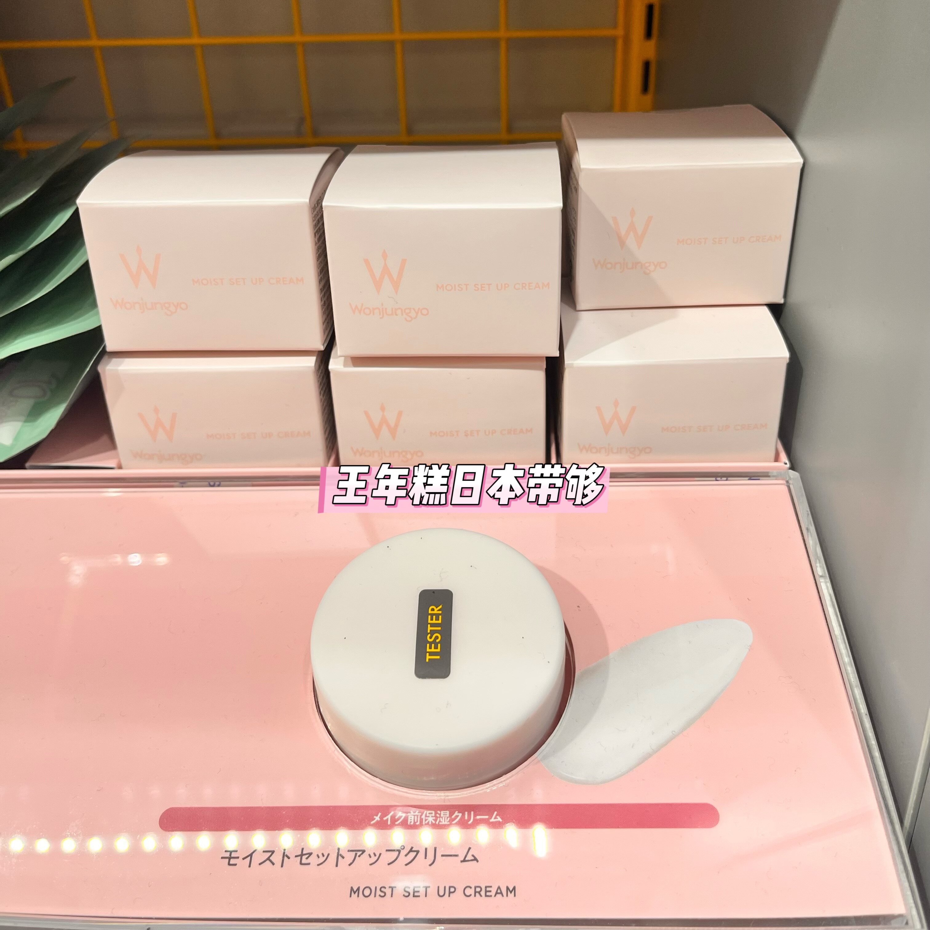 日本 wonjungyo平井桃 新品晨间保湿面霜妆前霜27g图片
